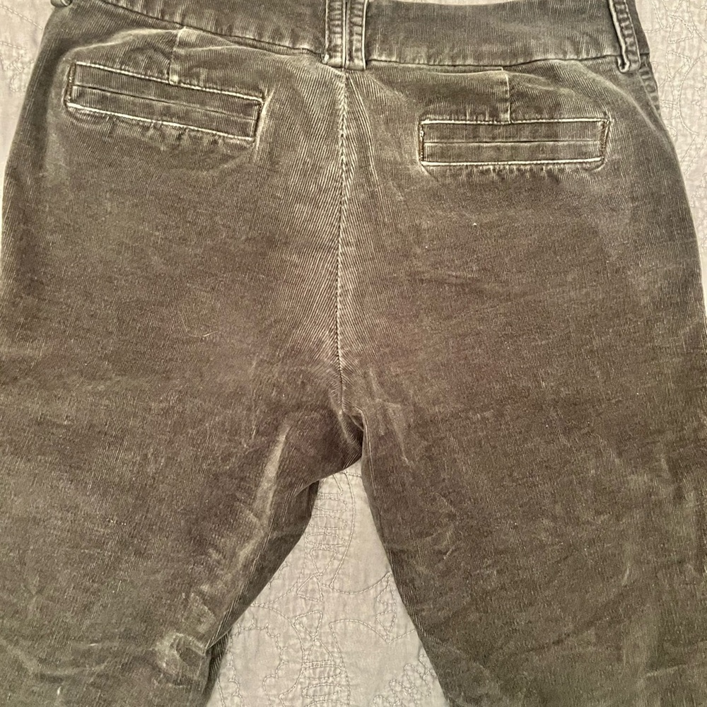 Lee Women's Gray Corduroy Pants - Picture 2 of 5